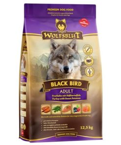 WOLFSBLUT Black Bird – Truthahn und Süßkartoffel – Adult – 12.5kg