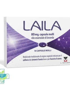 Alternative view of A. Menarini Laila 80 mg 14 capsule molli