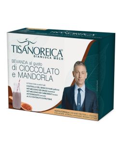 Alternative view of Tisanoreica bevanda al gusto cioccolato e mandorla 4×34 g